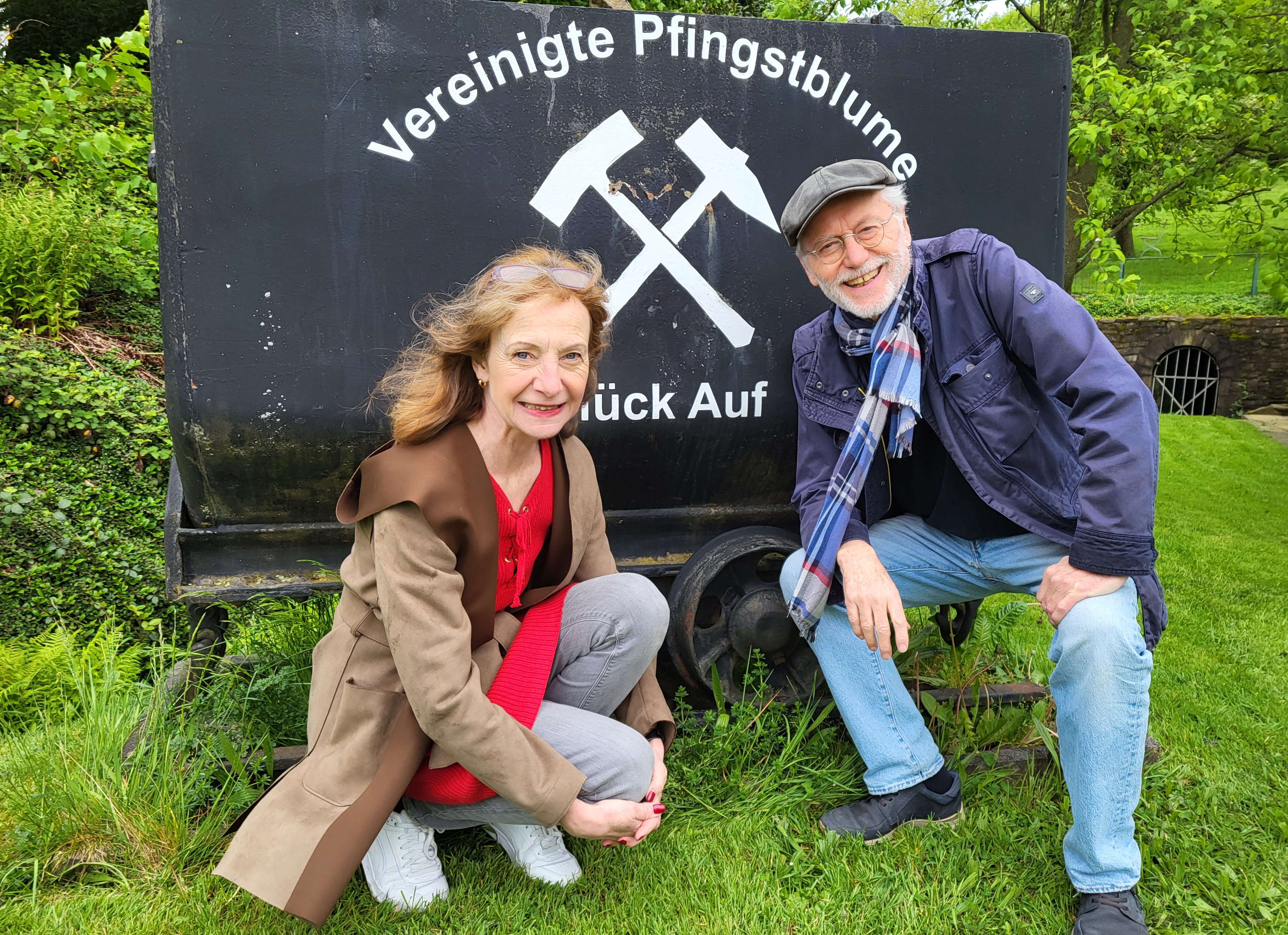 Joachim Luger und Martina B. Mann (Foto: Stiepeler Heimatverein)